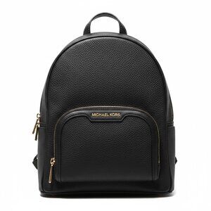 Michael Kors Jaycee Small Pebbled Leather Backpack - Black